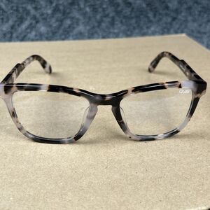 Quay Australia Tortoise HARDWIRE 126 Eyeglasses Frames Only Clear Temple.  G162